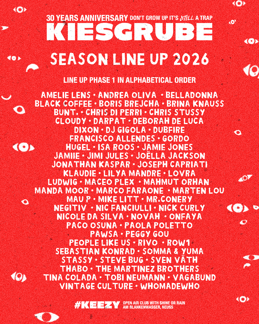 Kiesgrube - Season 30 - A-Z Line Up - Feed
